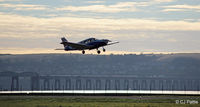 G-OWAP @ EGPN - Tayside Aviation in action at Dundee EGPN - the Tay Rail Bridge in the background. - by Clive Pattle
