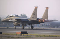 89-0506 @ KBOI - 389th Fighter Sq., 366th Fighter Wing, Thunderbolts, Mountain Home AFB, Idaho. - by Gerald Howard