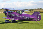 G-BKKZ @ X5FB - Pitts S-1S Special, Fishburn Airfield, October 16th 2010. - by Malcolm Clarke