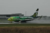 N607AS @ YVR - Rainy day arrival in Vancouver - by metricbolt