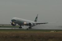 B-KPZ @ YVR - CX838 Rainy day arrival in Vancouver