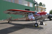 F-AYTX @ LFOT - Cessna 195, Static display, Tours-St Symphorien Air Base 705 (LFOT-TUF) Open day 2015 - by Yves-Q