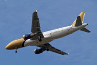 A9C-AQ @ EGLL - Airbus A320-214 [5175] (Gulf Air) Home~G 09/06/2014. On approach 27R. - by Ray Barber