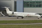 F-HFKG @ EGGW - 2000 Embraer ERJ-145LR, c/n: 145253 of French Airline , Kiss , at Luton - by Terry Fletcher