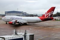 G-VROY @ EGCC - Virgin 747 before T/O en-route to Orlando, USA. - by ikeharel