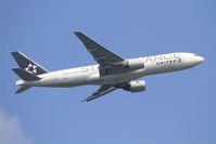 N794UA @ LFPG - Boeing 777-222, Take off rwy 06R, Roissy Charles De Gaulle airport (LFPG-CDG) - by Yves-Q