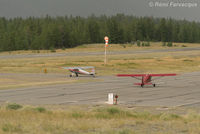 C-FGHF @ CYLI - Taxiing for take-off (left). With C-GHQM (right). - by Remi Farvacque