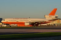N17085 @ KSBD - DC10-30 Tanker 911 caught at first light in SBD. - by FerryPNL