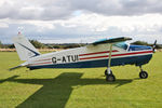 G-ATUI @ X5FB - Bolkow Bo208C Junior, Fishburn Airfield UK, September 19th, 2010. - by Malcolm Clarke