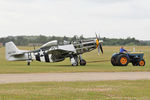 G-BTCD @ EGSU - North American P-51D Mustang, Imperial War Museum, Duxford, July 1st 2013. - by Malcolm Clarke