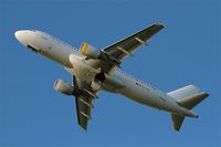 EC-LRG @ LFRB - Airbus A320-214, Take off rwy 25L, Brest-Bretagne airport (LFRB-BES) - by Yves-Q