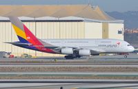 HL7635 @ KLAX - Asiana A388 arrived from Seoul. - by FerryPNL