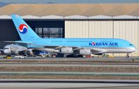HL7627 @ KLAX - Korean A388 taxying to its gate. - by FerryPNL