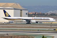 9V-SWN @ KLAX - Singapore down graded from A388 to B773 in LAX. - by FerryPNL