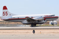 C-FHKF @ KBOI - Landing on RWY 28R after a tanker run to a local fire. - by Gerald Howard