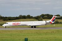 F-HMLG @ LFRB - Bombardier CRJ-1000EL NG, Taxiing to holding point rwy 07R, Brest-Bretagne airport (LFRB-BES) - by Yves-Q