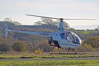 G-RSWW @ EGFH - R22 Beta, Shobdon Herefordshire based, previously N40815, seen letting down. - by Derek Flewin