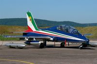 MM55054 @ LFSX - Italian Air Force Aermacchi MB-339PAN, N°11 of Frecce Tricolori Aerobatic Team 2015, Luxeuil-Saint Sauveur Air Base 116 - by Yves-Q