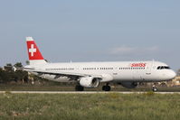 HB-IOK @ LMML - A321 HB-IOK Swiss - by Raymond Zammit