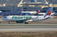 N228FR @ KLAX - Orville Frontier A320 - by FerryPNL