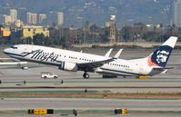 N584AS @ KLAX - Alaska Airlines B738 departing. - by FerryPNL