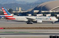 N787AL @ KLAX - American B772 taxying to its gate. - by FerryPNL