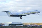 HZ-SK6 @ EGGW - 2004 Gulfstream Aerospace GV-SP (G550), c/n: 5038 at Luton - by Terry Fletcher