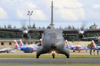 158 @ LFOA - Airtech CN-235-200M, Taxiing to holding point rwy 24, Avord Air Base 702 (LFOA) Open day 2016 - by Yves-Q