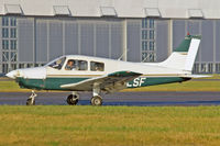G-OLSF @ EGFF - Cadet, Bournemouth Dorset based. Previously N92008, G-OLSF, G-OTYJ, seen taxxing in following landing on runway 12. - by Derek Flewin