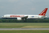 TC-OGG @ EDDL - Atlasjet - by Fred Willemsen