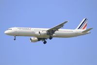 F-GTAT @ LFPG - Airbus A321-211, Short approach rwy 27R, Roissy Charles De Gaulle Airport (LFPG-CDG) - by Yves-Q