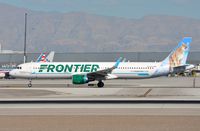 N702FR @ KLAS - Frontier A321 Courtney the Cougar - by FerryPNL