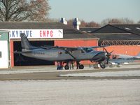 N102AN @ EHSE - cessna208 from skidive in the winter - by fink123