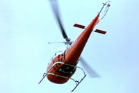 G-ASLR @ EGVI - Agusta-Bell 47J-2 Ranger [2057] RAF Greenham Common~G 07/07/1974. From a slide. - by Ray Barber