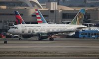 N931FR @ LAX - Frontier Jo Jo Black Bear Cub - by Florida Metal