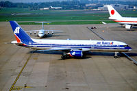 C-GTSF @ EGBB - Boeing 757-23A [25491] (Air Transat) Birmingham Int'l~G 01/10/2003 - by Ray Barber
