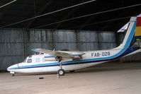 FAB-028 @ SLLP - FAB-028   Rockwell Turbo Commander 690 [11067] (Bolivian Air Force) La Paz-El Alto Int'l~CP 07/04/2003 - by Ray Barber