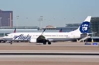 N486AS @ KLAS - Alaska B739 departing - by FerryPNL