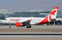 C-FYIY @ KLAS - Rouge A319 departing LAS - by FerryPNL