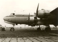 F-BTGZ @ EBKT - Checking the engines. In the background DC-6A  F-BRID. - by A.De Craene