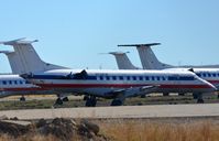N730KW @ KIGM - American Eagle ERJ135 stored in Kingman, AZ. - by FerryPNL