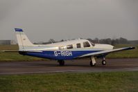 G-RIGH @ EGSH - Leaving Norwich. - by keithnewsome