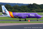 G-LGNJ @ EGCC - flybe operated by Loganair - by Chris Hall