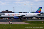 LY-SPD @ EGCC - Small Planet Airlines - by Chris Hall