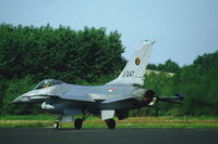 J-247 @ EHTW - F-16A of the Royal Netherlands Air Force 323 sqn taking off from Twente Air Base, 1984 - by Van Propeller