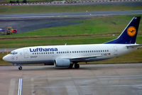 D-ABET @ EGBB - Boeing 737-330 [27903] (Lufthansa) Birmingham Int'l~G 25/01/2005 - by Ray Barber