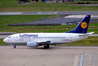 D-ABJA @ EGBB - Boeing 737-530 [25270] (Lufthansa) Birmingham Int'l~G 17/02/2005 - by Ray Barber