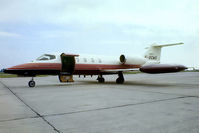 F-GCMS @ LFPB - Learjet 35A [35A-257] Paris-Le Bourget~F 14/09/1980. From a slide. - by Ray Barber