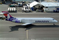 N475HA @ PHNL - Boeing 717-22A [55121] (Hawaiian Airlines) Honolulu-Int'l~N 29/09/2004 - by Ray Barber