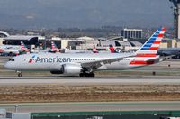 N805AN @ KLAX - American B788 clearing the runway. - by FerryPNL
